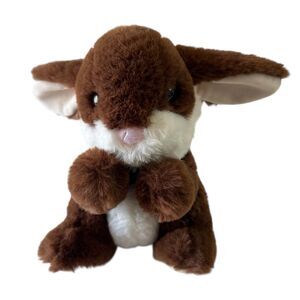 Douglas Cheeks Small Retired Plush Stuffed 6" Brown Baby Bunny Rabbit Super Soft